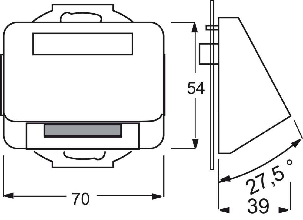 Busch-Jaeger Zentralscheibe elf/ws 1758-22G