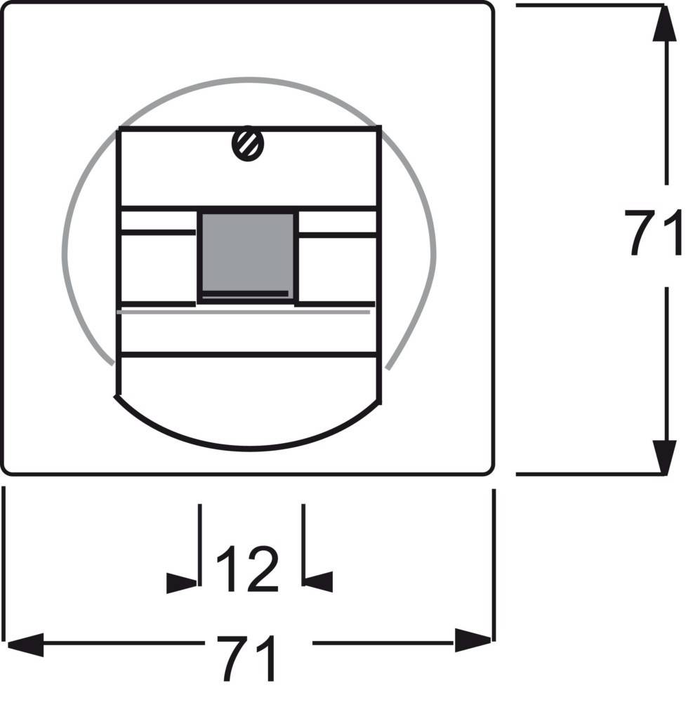Busch-Jaeger Zentralscheibe stws mt 1803-774