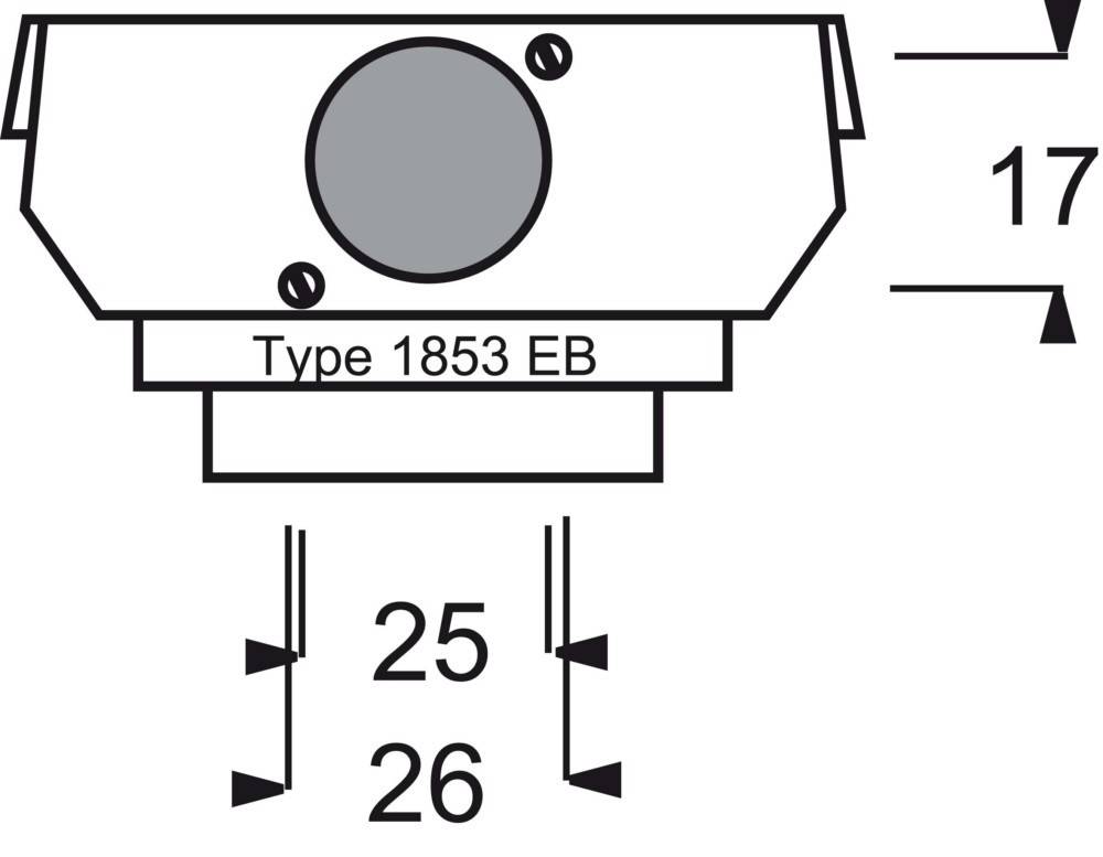 Busch-Jaeger Sockel für 1758... 1853 EB