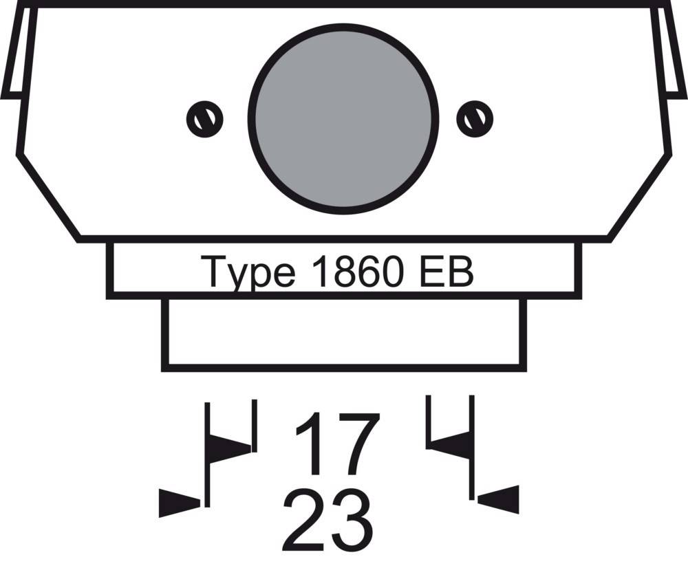 Busch-Jaeger Sockel für 1758... 1860 EB