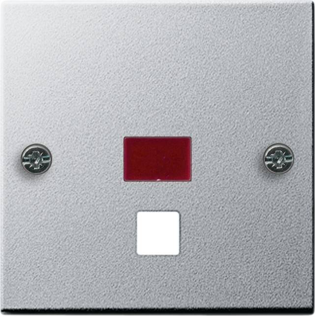 Gira Zentralplatte Zugtast. alu 063826