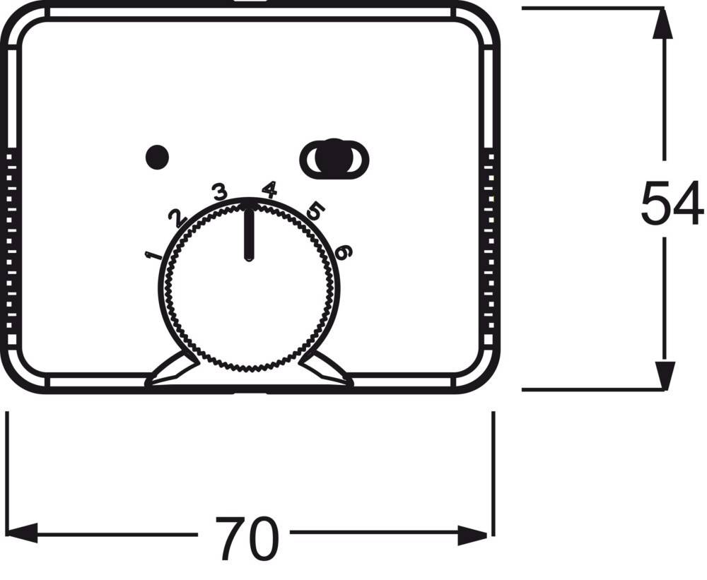 Busch-Jaeger Temperaturreglerabdeckung 1795 HKEA-20