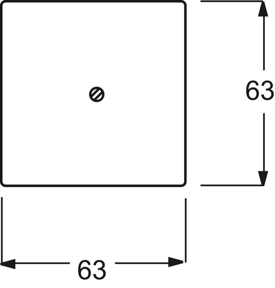 Busch-Jaeger Zentralscheibe meteor-gr 1745-803