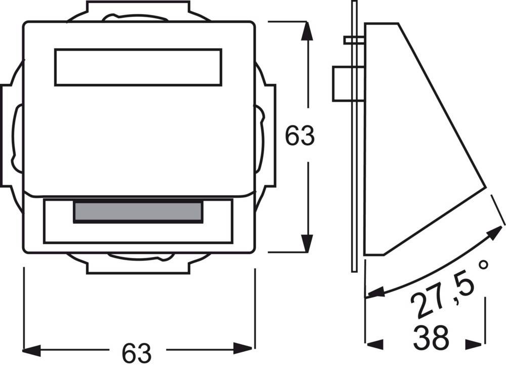 Busch-Jaeger Zentralscheibe sav/ews 1758-82