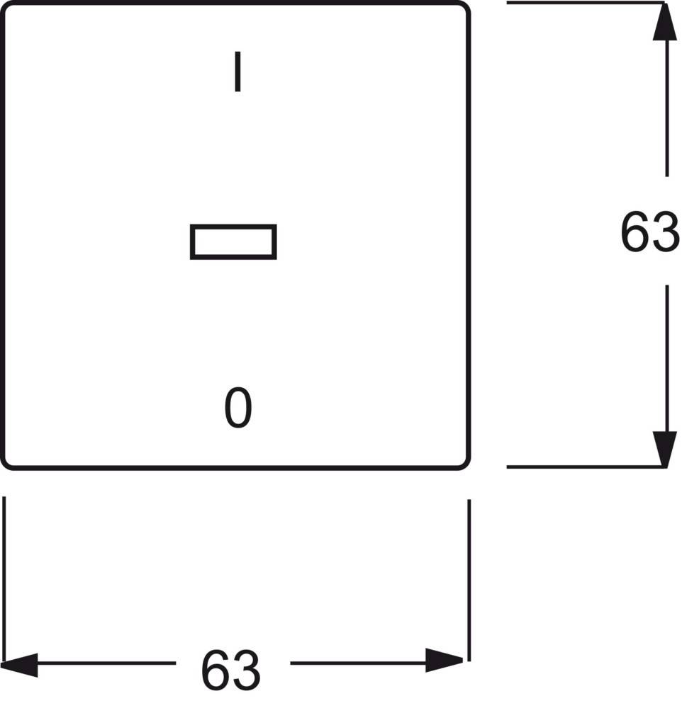 Busch-Jaeger Kontroll-Wippe meteor/gr 1788-803