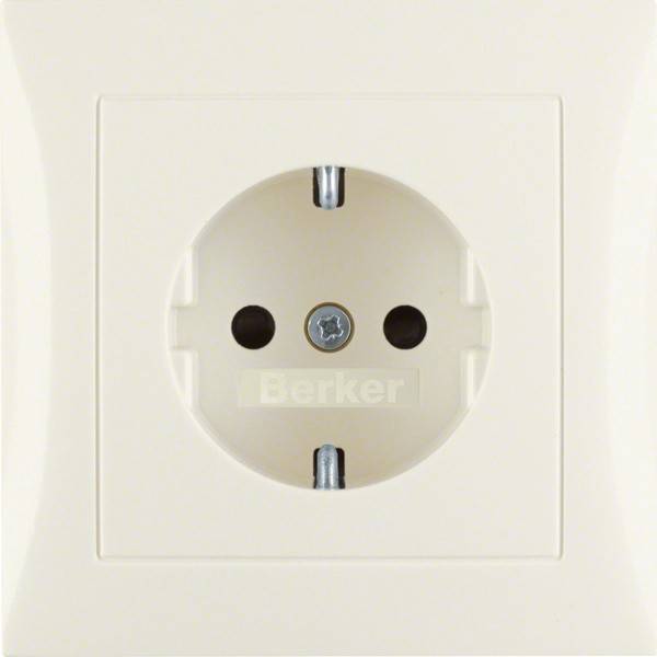 Berker SCHUKO-Steckdose ws/gl 47228982