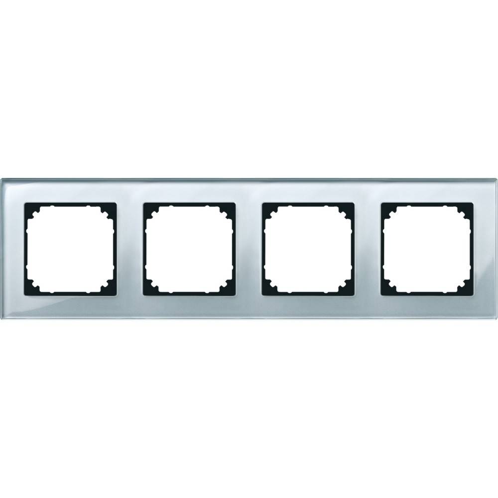 Merten Rahmen Glas 4f.diam/si 489460