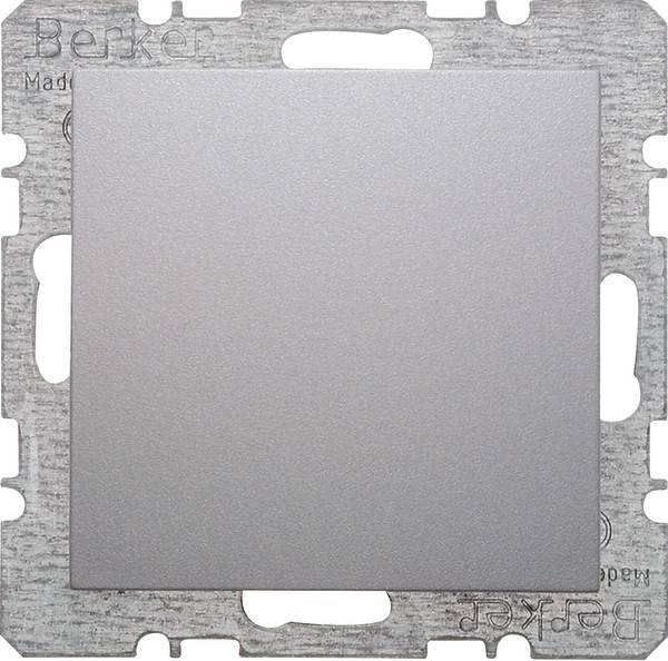 Berker Blindverschluss alu matt 6710091404