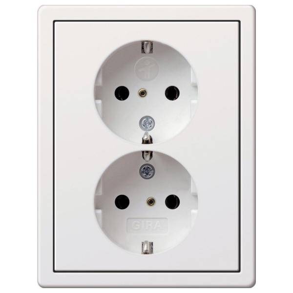 Gira Schuko-Steckds. 2f. rws-gl 0783112