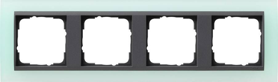 Gira Abdeckrahmen 4f.opak mint 021485