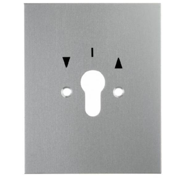 Berker AP-Abdeckung 1903 Aluminium Metall 26 mm