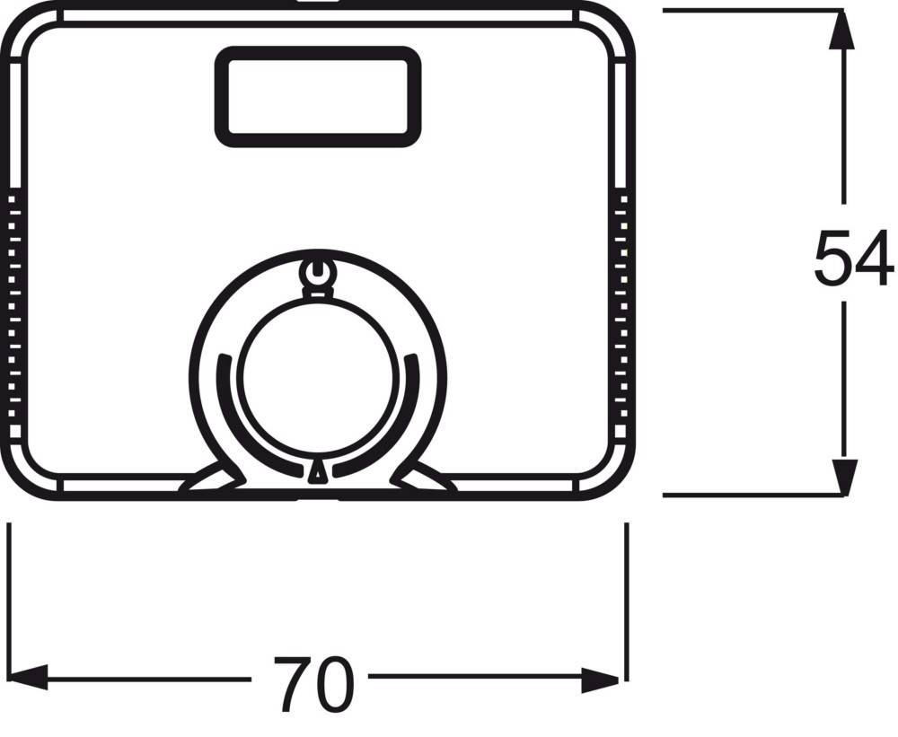 Busch-Jaeger Zentralscheibe elf/ws 1794 TA-22G