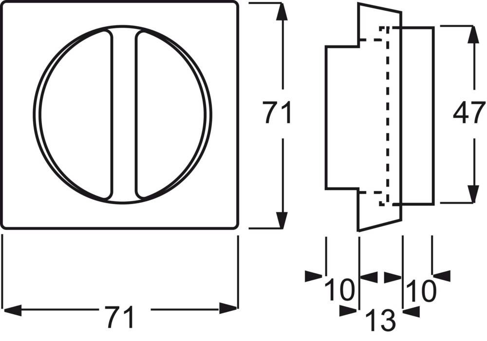 Busch-Jaeger Zentralscheibe anth 2142 DR-35