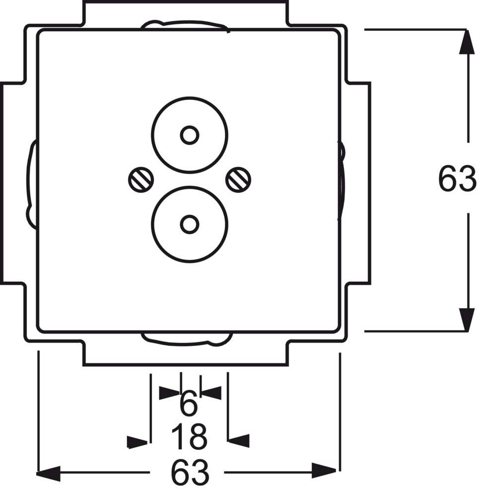 Busch-Jaeger Zentralscheibe anth 1750-81