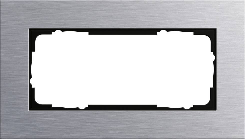Gira Abdeckrahmen 2f.alu 100217