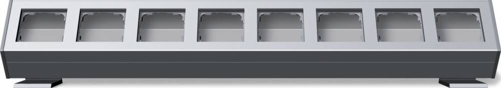 Gira Gehäuse 8-fach alu 119826