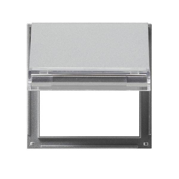 Gira Zentralplatte Klappd. alu 068065