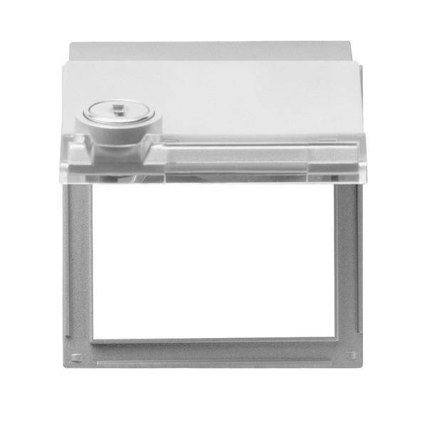 Gira Zentralplatte Klappd. alu 069465