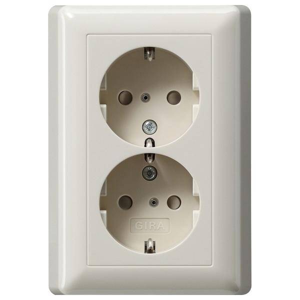 Gira Schuko-Doppelst.ds. cws-gl 078301