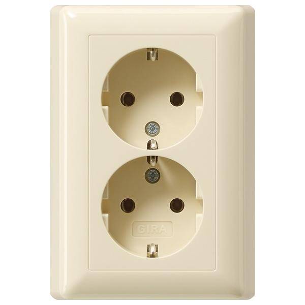 Gira Schuko-Doppelst.ds. cws-gl 078801