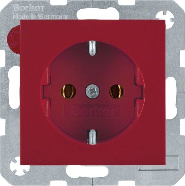 Berker SCHUKO-Steckdose rt/gl 47438912