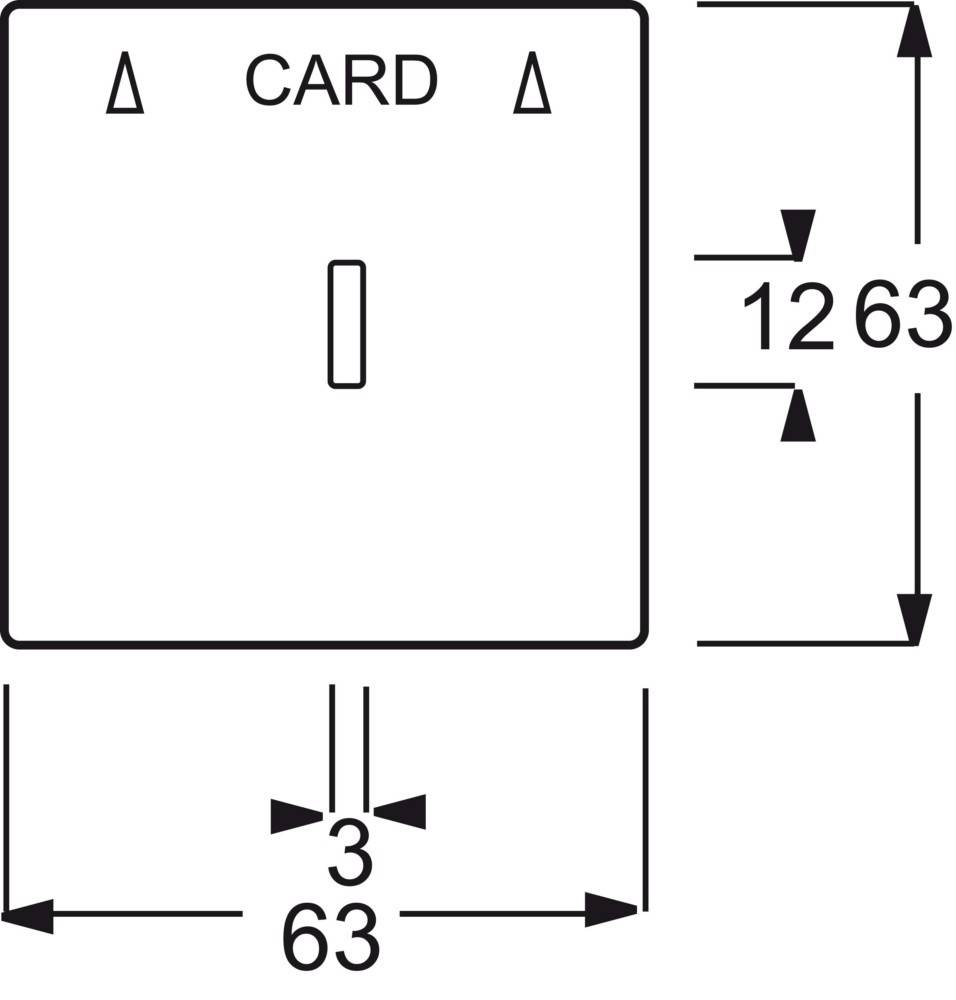 Busch-Jaeger Zentralscheibe eds 1792-866