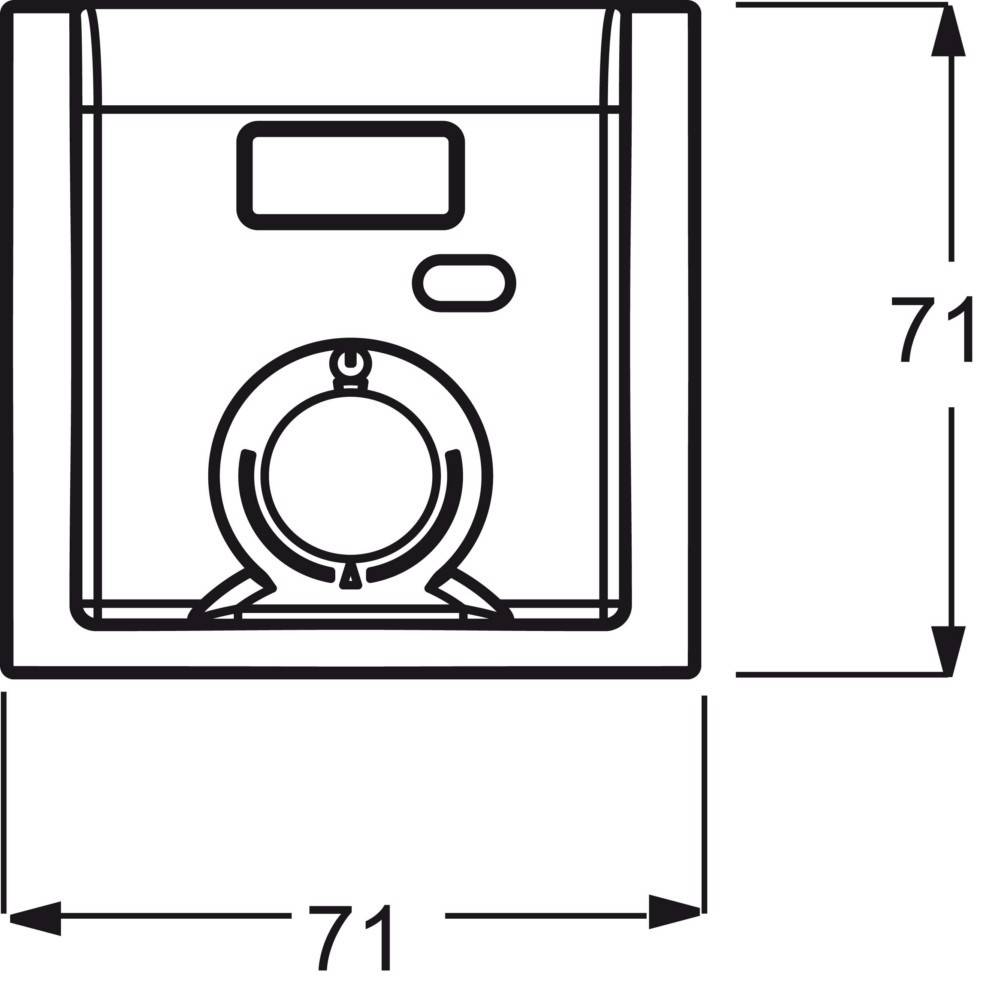 Busch-Jaeger Zentralscheibe stws mt 1795 TA-774