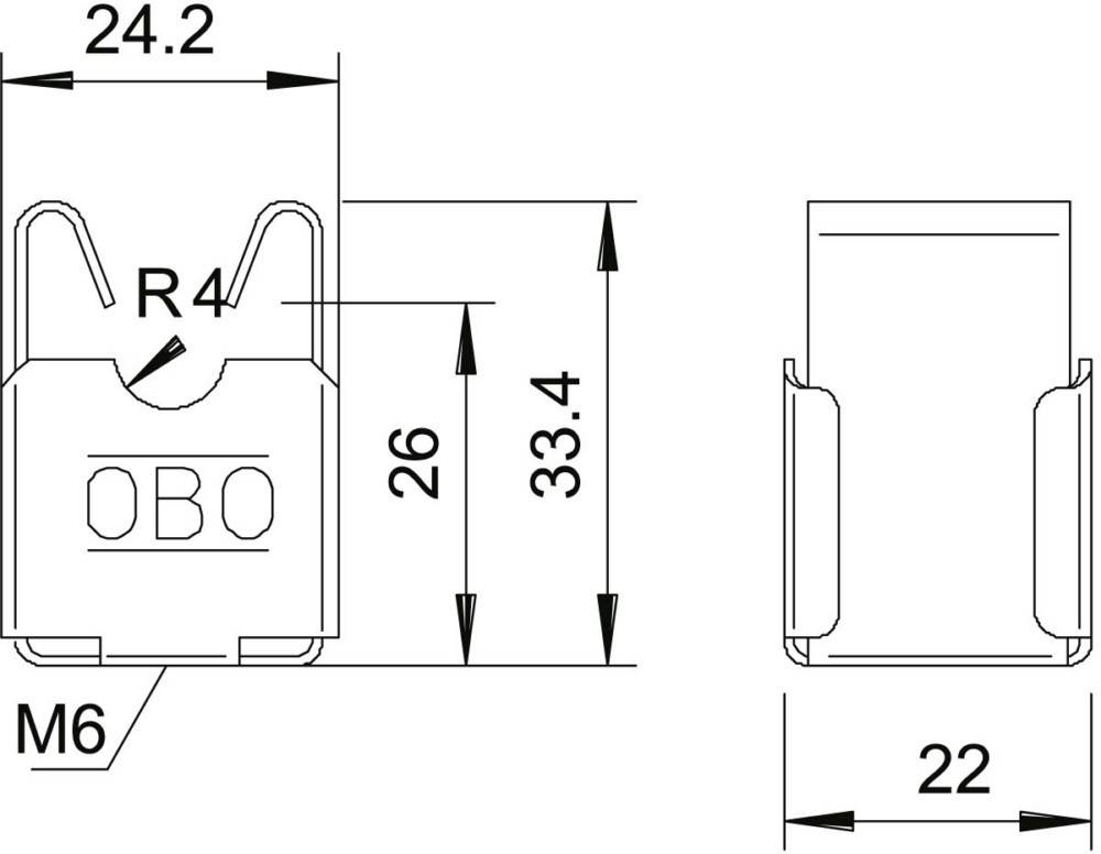 OBO Bettermann Leitungshalter 177 20 VA M8