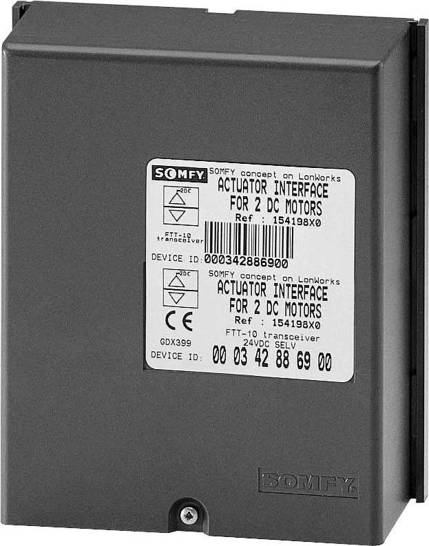 Somfy Jalousieaktor KNX/EIB 4 AC 1860116