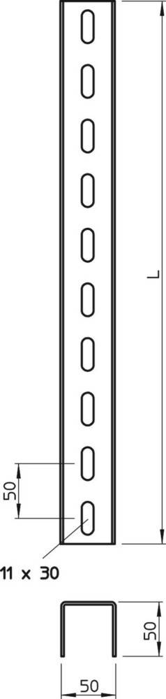 OBO Bettermann U-Stiel US 5 300 FT