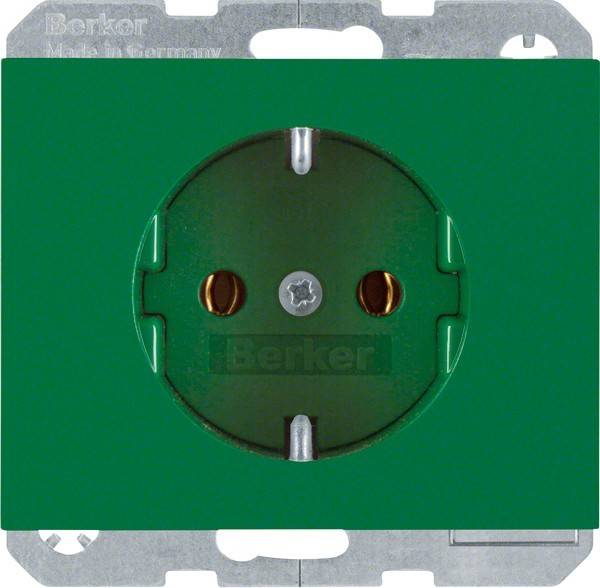 Berker SCHUKO-Steckdose gn/gl 47157013