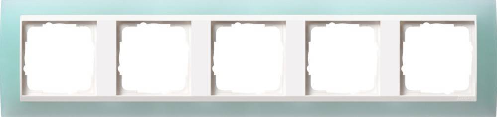 Gira Abdeckrahmen 5f.opak mint 0215395