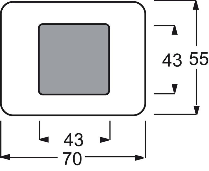 Busch-Jaeger Zentralscheibe pall 1716-260