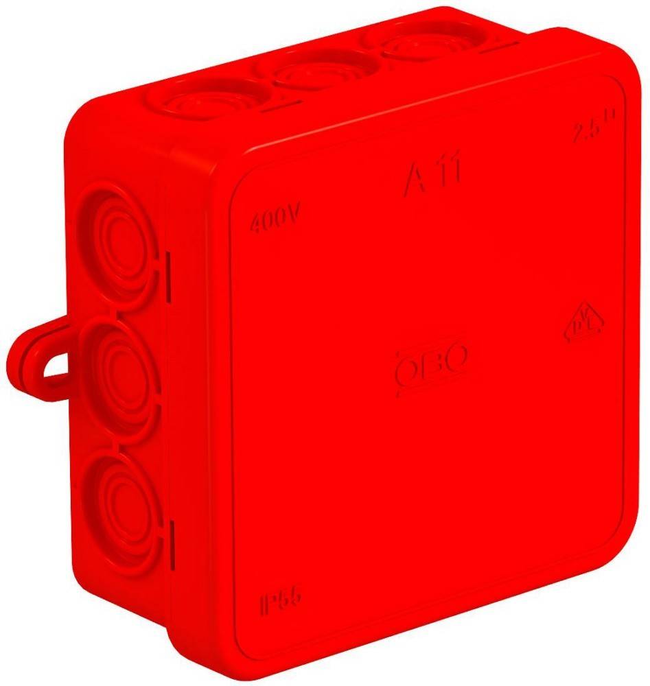 10 Stk. OBO Bettermann Kabelabzweigkasten A 11 HF RO