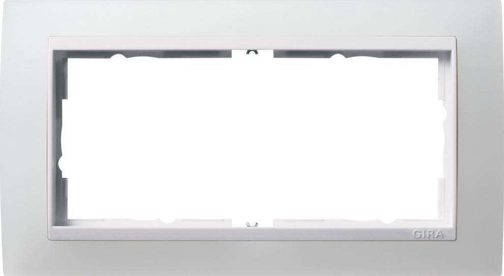 Gira Abdeckrahmen 2f.o.MS op.ws 1002334