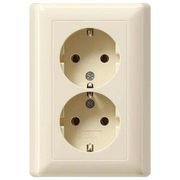 Gira Schuko-Doppelst.ds. cws-gl 078201