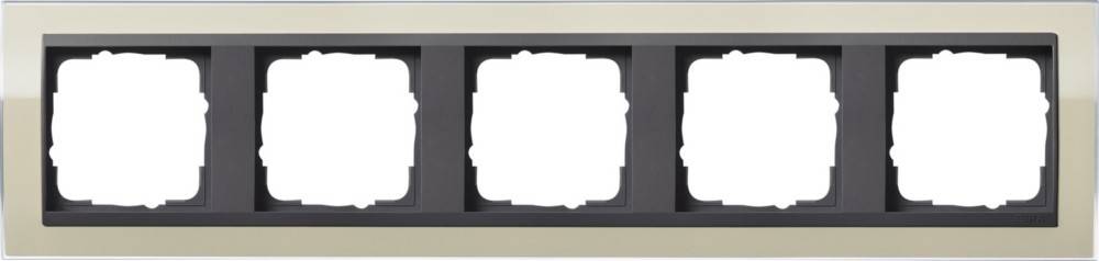 Gira Abdeckrahmen 5fach 0215778