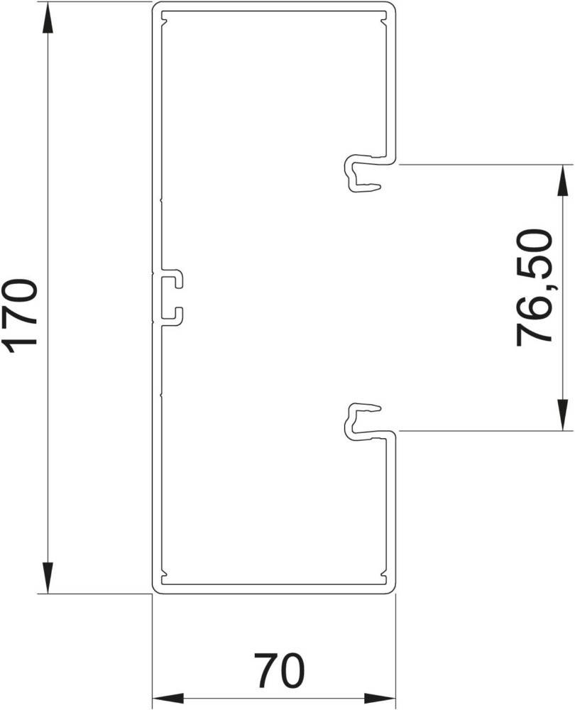 OBO Bettermann Geräteeinbaukanal GKH-70170RW