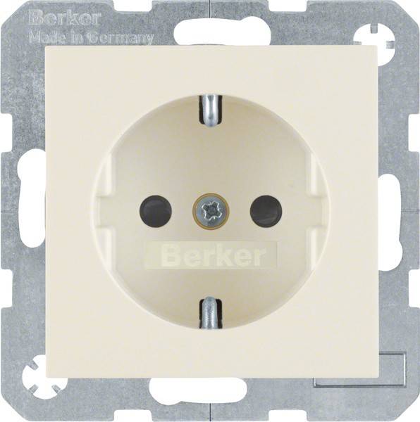 Berker SCHUKO-Steckdose ws/gl 41238982