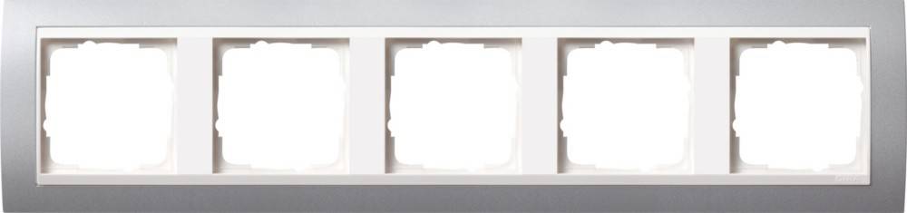 Gira Abdeckrahmen 5f.alu 0215326