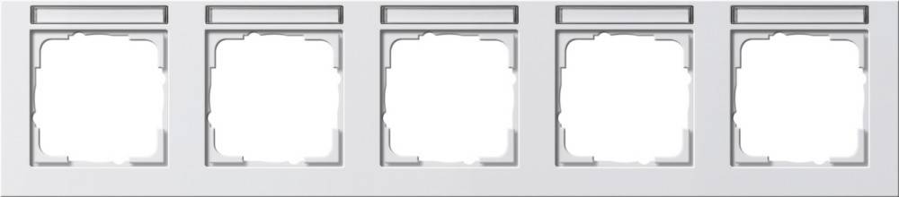 Gira Abdeckrahmen 5f.rws/matt 109522