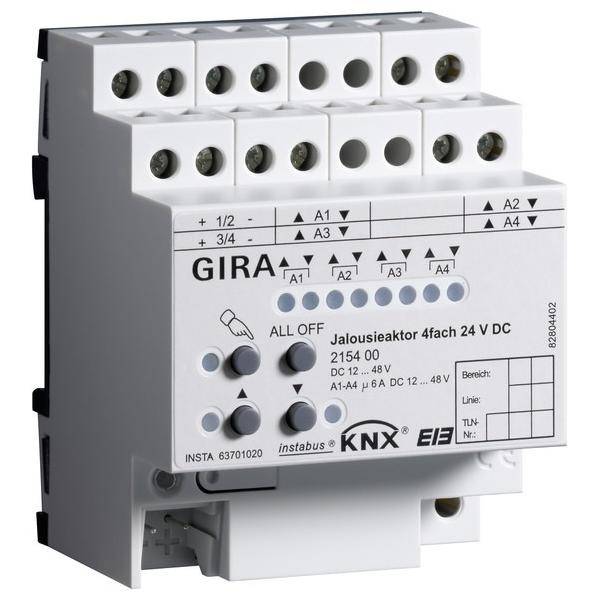 Gira Jalousieaktor 4fach 215400
