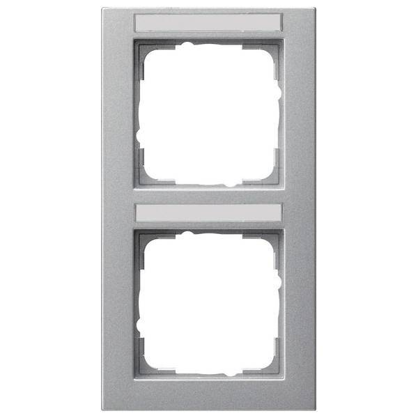 Gira Abdeckrahmen 2f. alu 110225