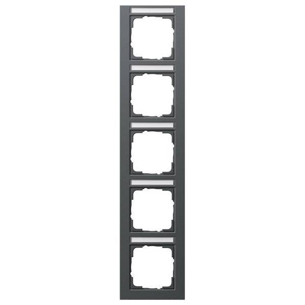 Gira Abdeckrahmen 5f. anth 111523