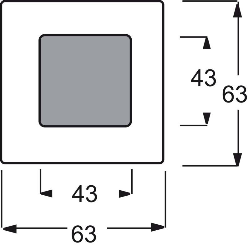 Busch-Jaeger Zentralscheibe stws mt 1716-884