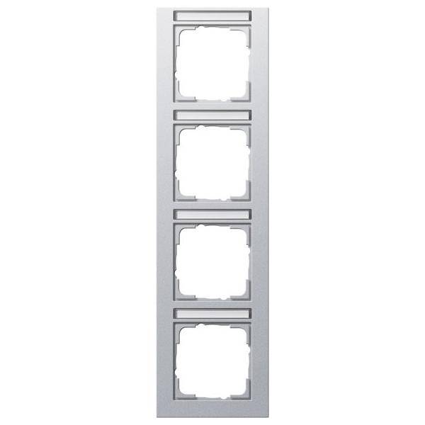 Gira Abdeckrahmen 4f. alu 111425