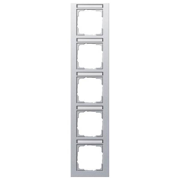Gira Abdeckrahmen 5f. alu 111525