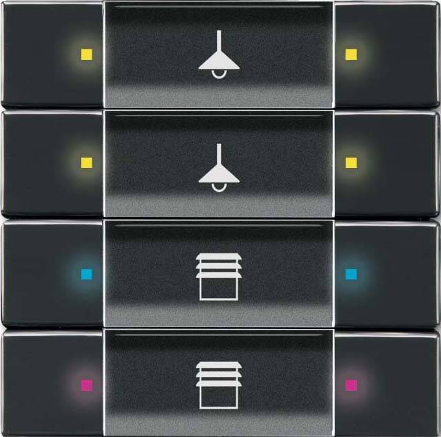 Busch-Jaeger Bedienelement 4/8-fach 6127/02-81-500