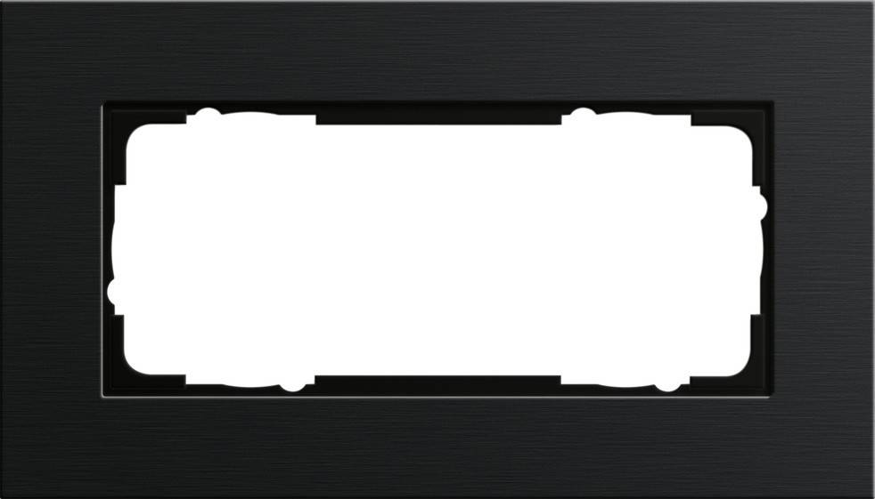 Gira Abdeckrahmen 2f. sw 1002126