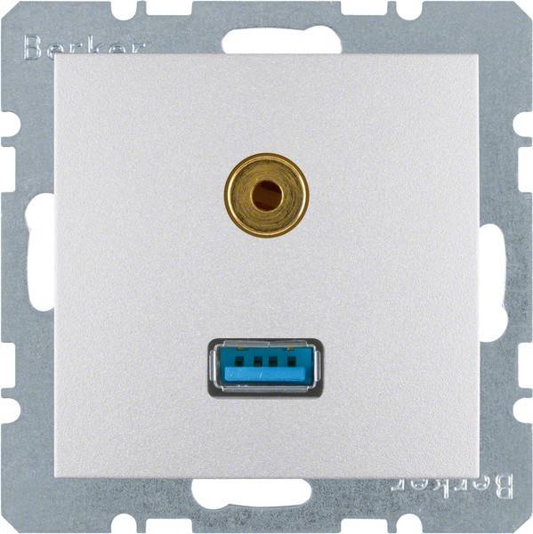 Berker Steckdose USB/3,5mm Audio 3315391404